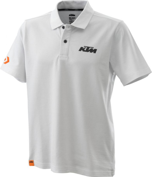 Tricou Racing Polo White