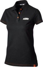 Tricou Dama Racing Polo Black