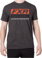 Tricou Race Division 2020 Charcoal Heather Lava