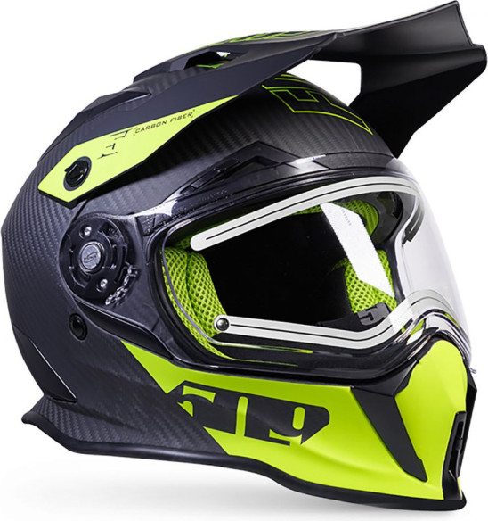 Casca Delta R3 Carbon Fiber Ignite Helmet Hi Vis 2020