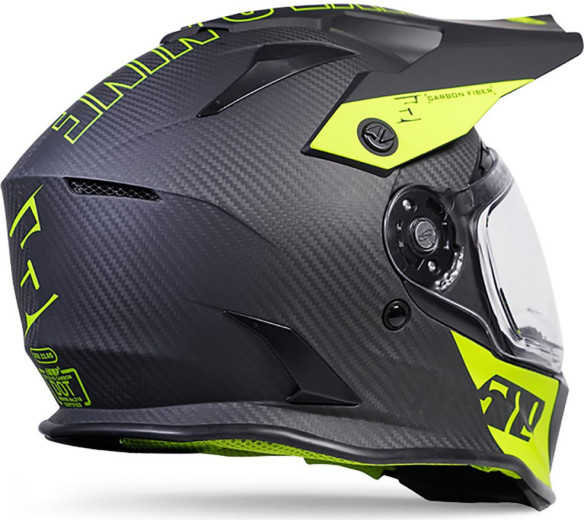 Casca Delta R3 Carbon Fiber Ignite Helmet Hi Vis 2020