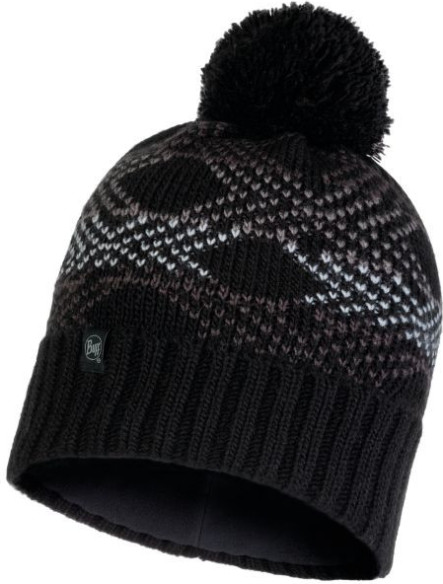 Caciula Knitted Polar Garid Black