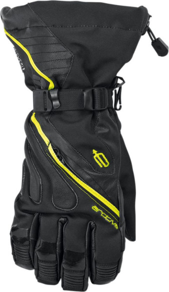 Manusi Meridian S8 Wp Long Gloves Black Hi-Viz Yellow