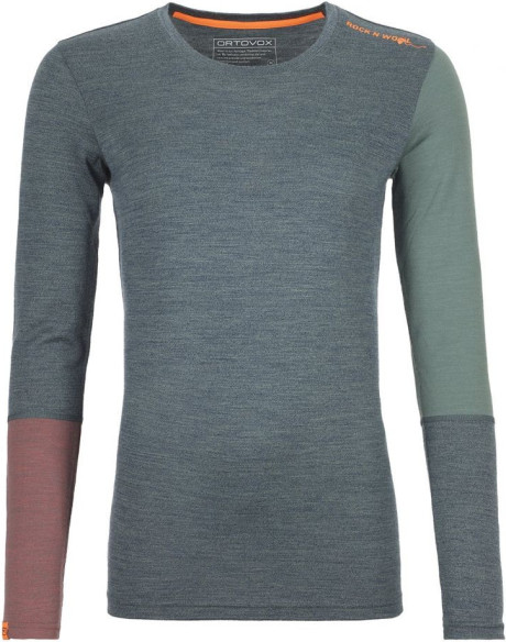 Bluza Corp 185 Merino Rock N Wool Green Forest Blend Dama