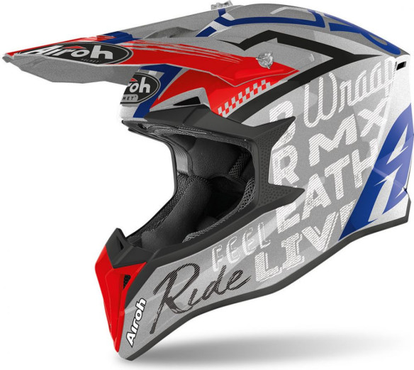 Casca Moto MX Wraap Street Grey Metal Gloss 2020