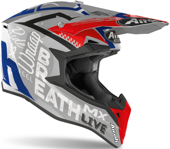 Casca Moto MX Wraap Street Grey Metal Gloss 2020