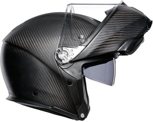 Casca Moto Flip-Up E05 Solid Mplk Matt Carbon