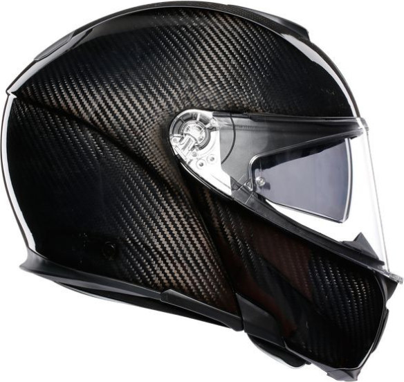 Casca Moto Flip-Up E05 Solid Mplk Glossy Carbon