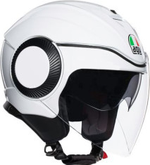 Casca Moto Open-Face Orbyt E2205 Solid Pearl White