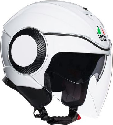 Casca Moto Open-Face Orbyt E2205 Solid Pearl White