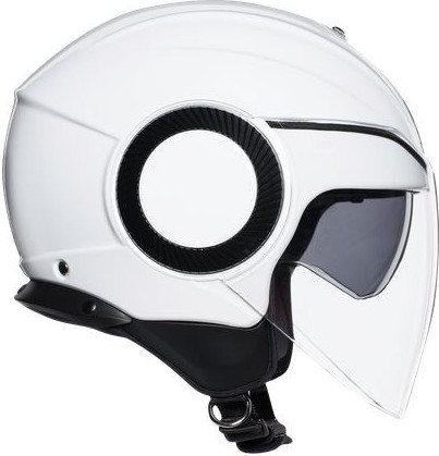 Casca Moto Open-Face Orbyt E2205 Solid Pearl White
