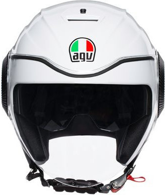 Casca Moto Open-Face Orbyt E2205 Solid Pearl White