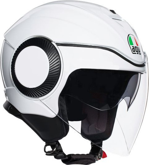 Casca Moto Open-Face Orbyt E2205 Solid Pearl White
