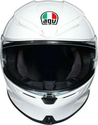 Casca Moto Full-Face K6 Ece Solid Mplk White