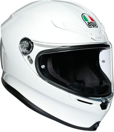 Casca Moto Full-Face K6 Ece Solid Mplk White