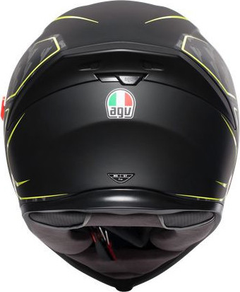 Casca Moto Full-Face K5 S E2205 Multi Mplk Tornado Matt Black Yellow Fluo