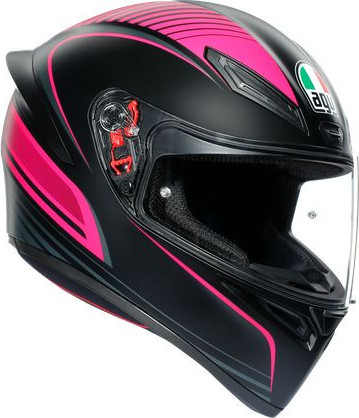 Casca Moto Full-Face K1 E2205 Multi Warmup Black Pink
