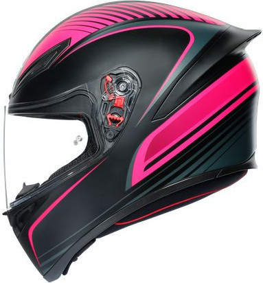 Casca Moto Full-Face K1 E2205 Multi Warmup Black Pink