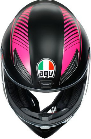 Casca Moto Full-Face K1 E2205 Multi Warmup Black Pink