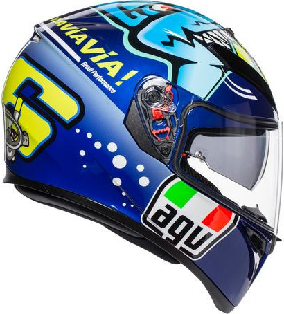 Casca Moto Full-Face K3 Sv E2205 Top Mplk Rossi Misano 2015