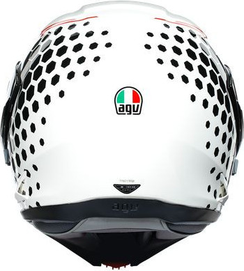 Casca Moto Flip-Up Compact St E2205 Multi Plk Detroit White Black