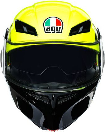 Casca Moto Flip-Up Compact St E2205 Multi Plk Detroit Yellow Fluo Black