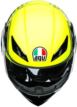 Casca Moto Flip-Up Compact St E2205 Multi Plk Detroit Yellow Fluo Black