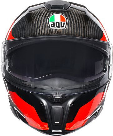 Casca Flip-Up Sportmodular E05 Multi Mplk 2020 Sharp Carbon Red White