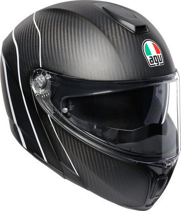 Casca Moto Flip-Up Sportmodular E05 Multi Mplk Refractive Carbon Silver