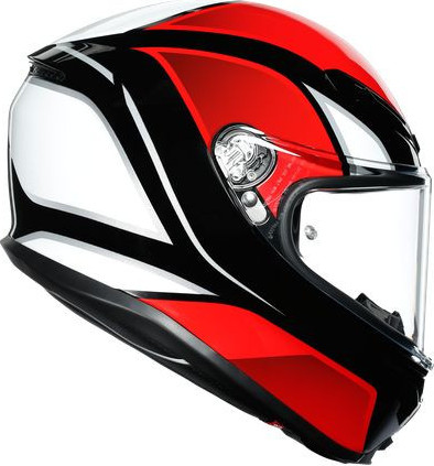 Casca Moto Full-Face K6 Ece Multi Mplk Hyphen Black Red White
