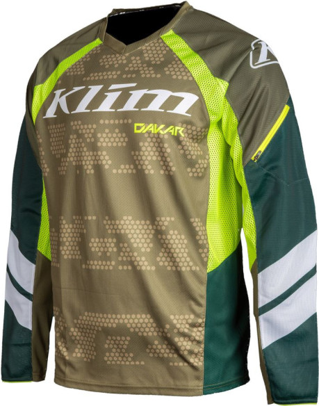 Tricou Moto MX Dakar Vivid Sage 2021