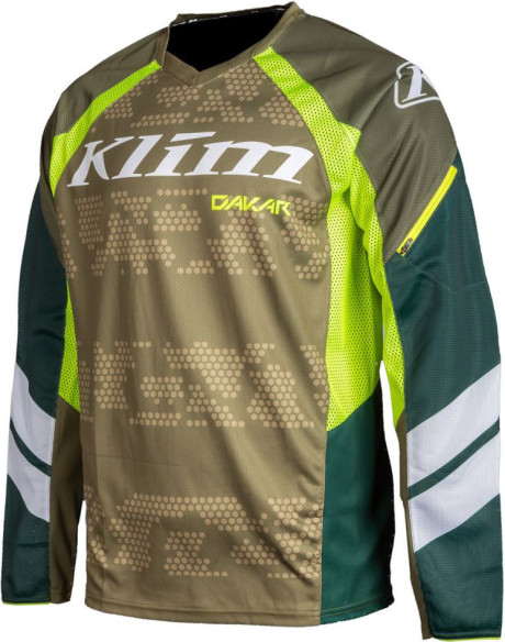 Tricou Moto MX Dakar Vivid Sage 2021