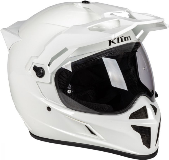 Casca Moto Touring Krios Karbon Adventure ECE Gloss White 2021