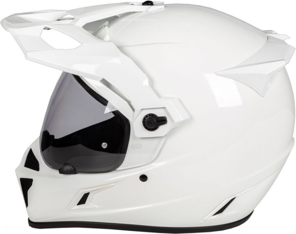 Casca Moto Touring Krios Karbon Adventure ECE Gloss White 2021