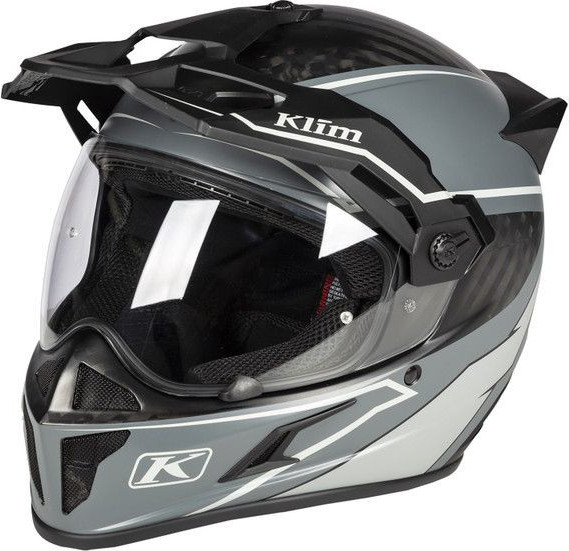 Casca Moto Touring Krios Karbon Adventure ECE Valiance Gray 2021