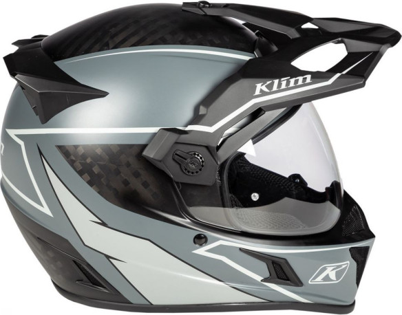 Casca Moto Touring Krios Karbon Adventure ECE Valiance Gray 2021