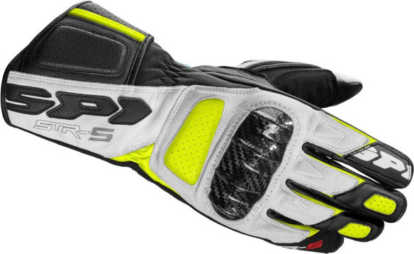 Manusi Moto Piele Sport STR-5 Negru Galben 2021