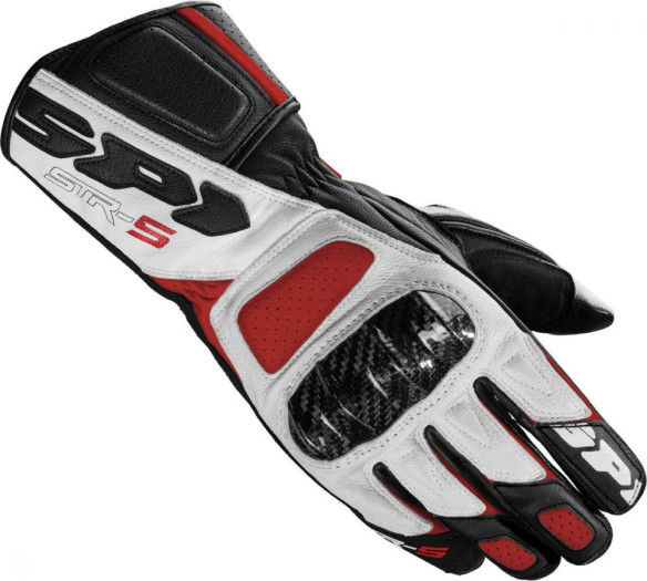 Manusi Moto Piele Sport STR-5 Negru Rosu 2021