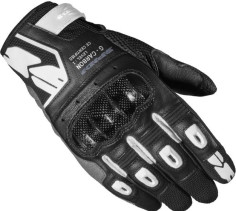 Manusi Moto Piele Textile Sport Dama G-Carbon Negru Alb 2021