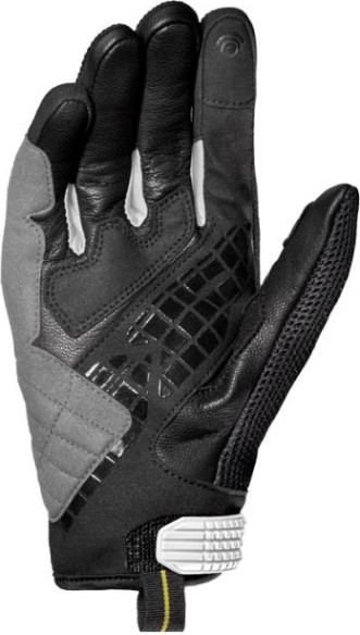 Manusi Moto Piele Textile Sport Dama G-Carbon Negru Alb 2021