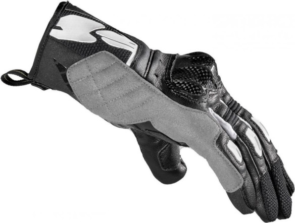 Manusi Moto Piele Textile Sport Dama G-Carbon Negru Alb 2021