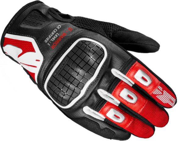 Manusi Moto Piele Textile Sport G-Warrior Negru Rosu 2021
