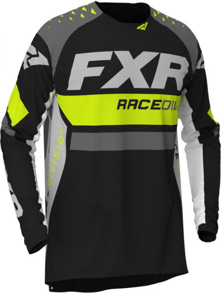 Tricou Revo MX Hi Vis Black Char White 2020