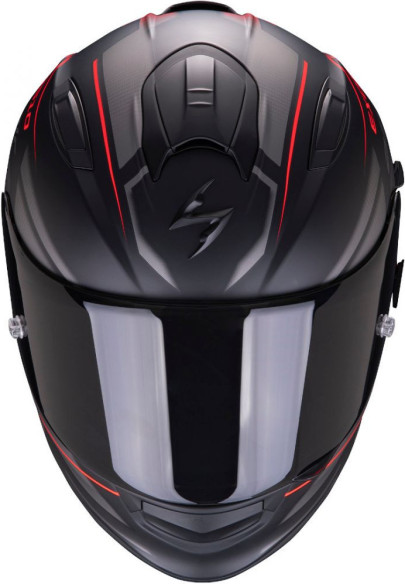 Casca EXO 510 AIR FERRUM - Negru Mat Gri Rosu 2020