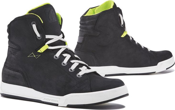 Cizme Moto Urban Swift Dry Waterproof Black White