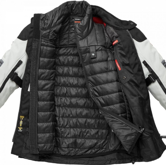 Geaca Moto Textila H2Out Modular Black Grey 2020