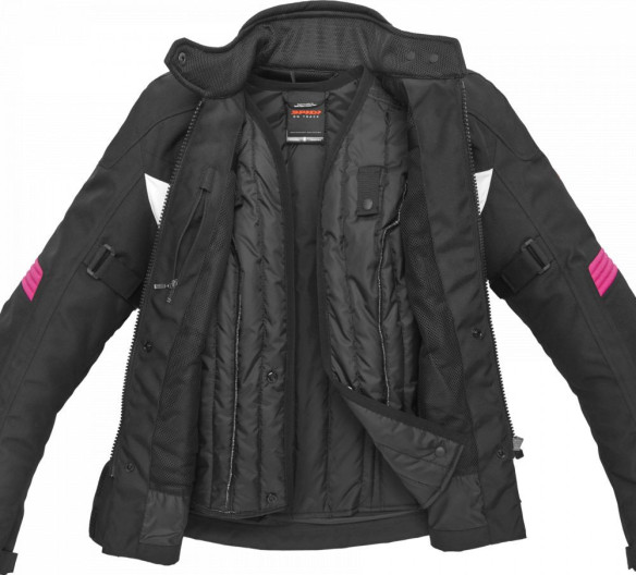 Geaca Moto Textila Dama Voyager 4 H2OUT Black Fuchsia 2021