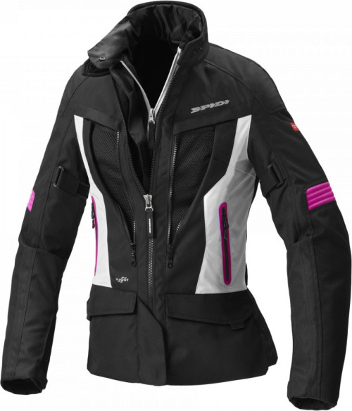 Geaca Moto Textila Dama Voyager 4 H2OUT Black Fuchsia 2021