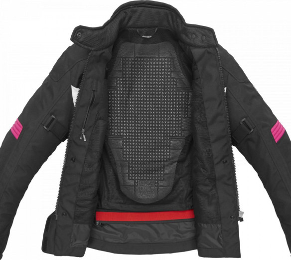 Geaca Moto Textila Dama Voyager 4 H2OUT Black Fuchsia 2021