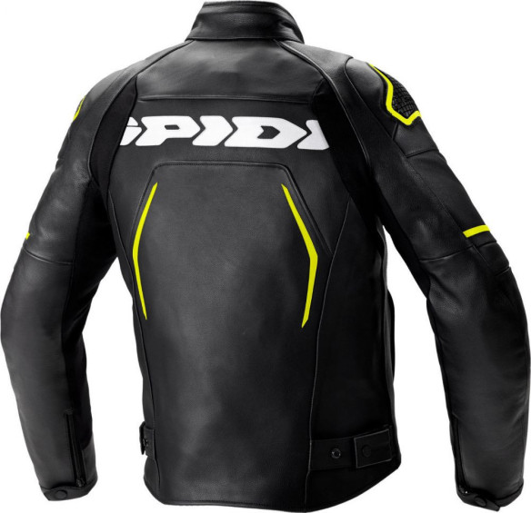 Geaca Moto Piele Evorider 2 Black Yellow 2021